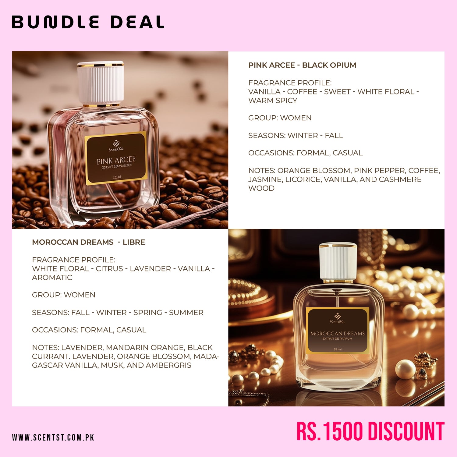 PINK ARCEE & MOROCCAN DREAMS DEAL