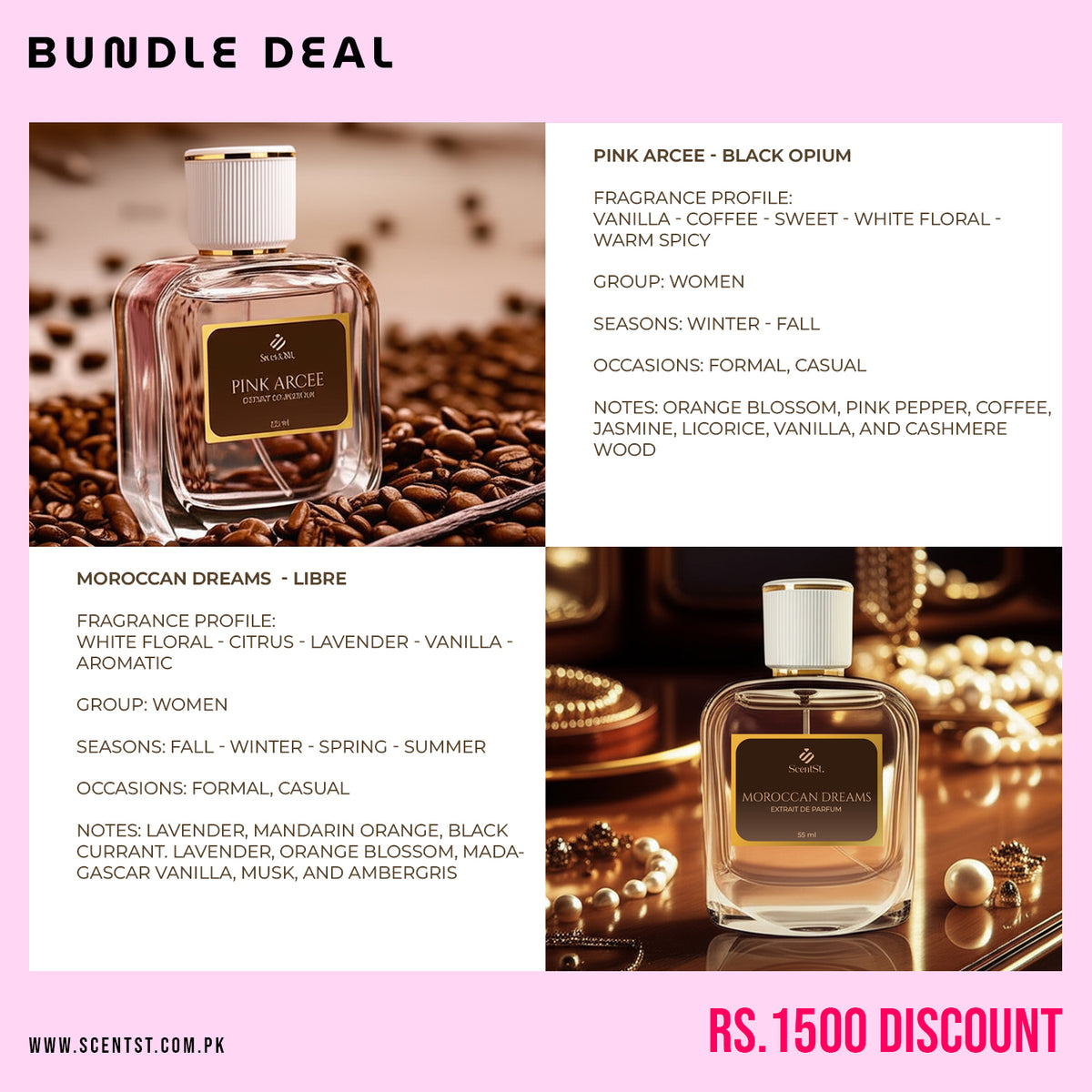 PINK ARCEE & MOROCCAN DREAMS DEAL